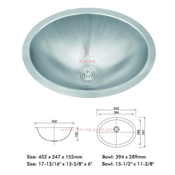 Edelstahl Topmount Sink